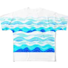 ✨🌈✨ユラクラカン🇯🇵 ✨🌈✨のSUMMER -wave- 2022 -Sea-  フルグラフィックTシャツ