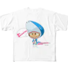 snow-soundのMascot costume Shark All-Over Print T-Shirt