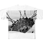 地味渋のLIFE GOES ON All-Over Print T-Shirt