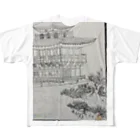 エド・ワード【江戸鉾の愛殿原】。の金閣寺 All-Over Print T-Shirt