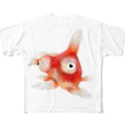 JapaneseArt Yui Shopのデメキン All-Over Print T-Shirt