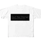 Komuni since1926のインターネットやめろ英語Tシャツ フルグラフィックTシャツ