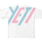 9 10 9（ qu / ten / qu ）のyeti All-Over Print T-Shirt