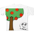 SPUROのりんごとSPURO フルグラフィックTシャツ