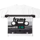 frameのカセットテープ All-Over Print T-Shirt