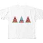 ぺんぎん24のトライアングル-summer All-Over Print T-Shirt