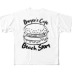 バーガーズカフェビーチストーリーのビーチストーリー　 All-Over Print T-Shirt