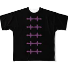 andLica|SUZURI支店のチュウカテイスト・クロ All-Over Print T-Shirt