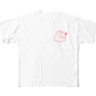 nohara SHOPの肉まんから突き出るペンギン All-Over Print T-Shirt