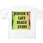 バーガーズカフェビーチストーリーのBeach Story / ビーチストーリー All-Over Print T-Shirt