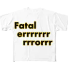 super niceのfatal error フルグラフィックTシャツ