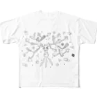 17plumの霧透界 All-Over Print T-Shirt