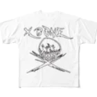 Ａ’ｚｗｏｒｋＳのRAKUGAKIXBONE フルグラフィックTシャツ