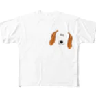 love_decの透過犬 フルグラフィックTシャツ