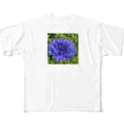 あゆのしおやきのヤグルマギク(青) All-Over Print T-Shirt