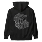 ドコデモモタード*DOCOMOTAのBack:3D DOCOMOTA ホワイト Heavyweight Hoodie