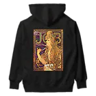 artgalleryのAlphonse Mucha - JOB Heavyweight Hoodie