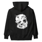 grau und mattのCats And Skulls White ヘビーウェイトパーカー