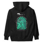 RENASCENTのストリートウェア彫刻プリント T シャツ #SanctumOfAsh Heavyweight Hoodie