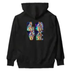 💖宇宙整体♪🌈♪こころからだチャンネル♪💖のConsciousness connects mind and body to space Heavyweight Hoodie