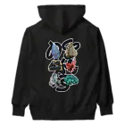 Parallel Imaginary Gift ShopのSUPER GEMS POWER（BLACK） Heavyweight Hoodie