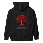 SLOW DoWN333のSLOWDoWN red tree wear  Heavyweight Hoodie