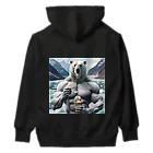 george-weblogの白クマッチョ Heavyweight Hoodie