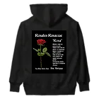 Ars Antiquaの背面プリント Rosales Rosaceae 'Rosa' 2 Heavyweight Hoodie