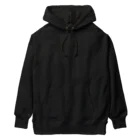 もけけ工房 SUZURI店のカブと獅子(モノクロ) Heavyweight Hoodie