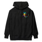 cuuyabowのカラフルヤモリ Heavyweight Hoodie