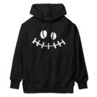 マッハモフモフのハロウィンのどくろ Heavyweight Hoodie