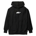 FUGU_GOODSのFreshwater blowfish_white Heavyweight Hoodie