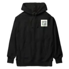 ゆにねこ惑星の⫘ﾒﾝﾀﾙｸﾗｯｼｭ⫘A (小)グレー×ボーダー Heavyweight Hoodie