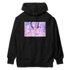 あくむ病院のうさぎ ぱにっく! black Heavyweight Hoodie