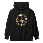 ミケタマのピースマーク Heavyweight Hoodie