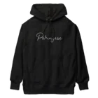 ペキニーズくらぶ（SUZURI支店）の「Pekingese」ロゴ Heavyweight Hoodie