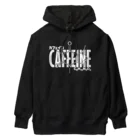 アタマスタイルの化学Tシャツ：カフェイン：コーヒー：紅茶：化学構造・分子式：科学：学問：理系 ヘビーウェイトパーカー