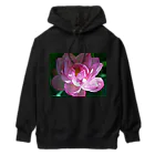 akane_art（茜音工房）の癒しの風景（ハス） Heavyweight Hoodie