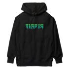 TIGRIS(ティグリス)のフレイムロゴ(Green) Heavyweight Hoodie