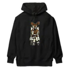 すとろべりーガムFactoryの物思いにふけるオカピ氏 Heavyweight Hoodie