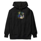 Nano⭐︎art shopの光使いの猫 Heavyweight Hoodie