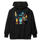 のんびりアート工房のサイバーパンク Heavyweight Hoodie