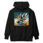 のんびりアート工房のガラクタアート Heavyweight Hoodie