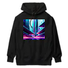 のんびりアート工房のサイバーパンク都市 Heavyweight Hoodie