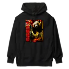 中華呪術堂（チャイナマジックホール）の【昭和特撮ポスター風】大怪獣パンダ現る Heavyweight Hoodie