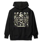 Prosperous Peony 6のバンド風Tシャツ　髑髏 Heavyweight Hoodie