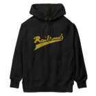 PoooompadoooourのRailroadsロゴタイプ　きいろ Heavyweight Hoodie