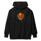 れなしやの🧡🎃Halloween heart pumpkin🎃🧡 Heavyweight Hoodie