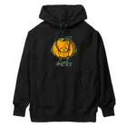 ナチュラルサトシのめへの世知辛さを感じている顔のかぼちゃ Heavyweight Hoodie