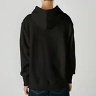 QUQU_WORKSのモヒカンスカル ホワイト Heavyweight Hoodie